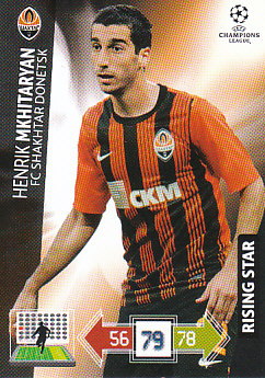 Henrik Mkhitaryan Shakhtar Donetsk 2012/13 Panini Adrenalyn XL CL #255